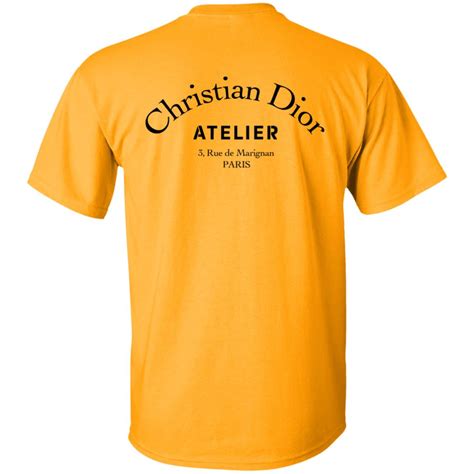 christian dior atelier t shirt rue de marignan|men's dior t shirt sale.